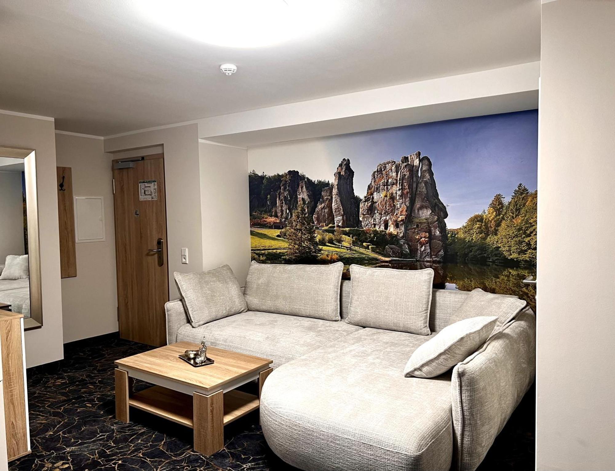 Gaestehaus Am Kurpark Hotel Garni هورن باد مينبرغ المظهر الخارجي الصورة