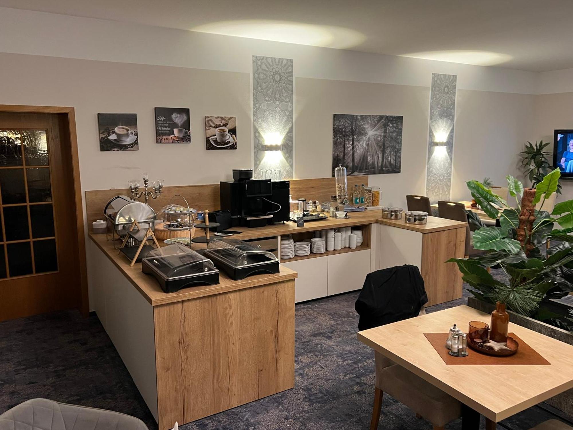 Gaestehaus Am Kurpark Hotel Garni هورن باد مينبرغ المظهر الخارجي الصورة