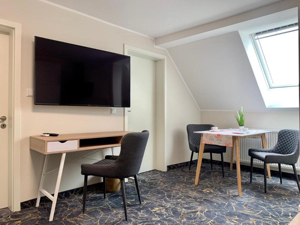 Gaestehaus Am Kurpark Hotel Garni هورن باد مينبرغ المظهر الخارجي الصورة